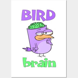 Birdbrain Design for Bird Lovers Posters and Art